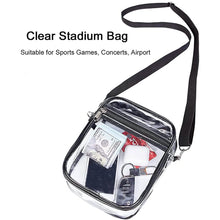 Load image into Gallery viewer, Clear Crossbody Purse Bag
