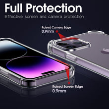 Load image into Gallery viewer, Clear Shockproof Phone Case For iPhone 14 13 12 11 Pro Max X XR XS Max Lens Protection Case on iPhone 11 12 13 14 Pro Back Cover Protection Non-Yellowing Shockproof Phone Case for iPhone
