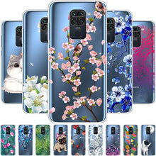 Load image into Gallery viewer, Clear Soft Cover For Redmi Note 9S Case Note9 Silicone Print Cat Covers for Xiaomi Redmi Note 9 Pro Case Redmi9 Clear Cute Soft Slim Shock-Absorption Back Phone Case Cover
