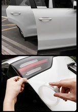 Load image into Gallery viewer, Clear Transparent Protective Film Car Door Edge Car Body Adhesive Strip Car Scratch Protector Auto Paint Anti Scratch Protection Sticker Nano Tape Car Door Edge Guard Clear Universal Door Sill Guard Car Door Trim Edge Guard Protection Film Anti-Collision
