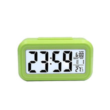Load image into Gallery viewer, Clocks LED Wooden Alarm Clock Watch Wooden Wood Clock New Version LED Alarm Digital Desk Clock Adjustable Brightness, Alarm Time, Displays Time Date Temperature  Table Voice Control Digital Wood Electronic Desktop Table
