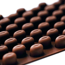 Load image into Gallery viewer, Coffee Beans Chocolate Mold Mini Candy Ice Candy Making Mold Baking Mold Cake Decorating Coffee Bean Cake Mould Soap Baking Mold Fondant Pudding Jelly Chocolate
