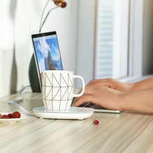 Load image into Gallery viewer, Coffee Mug Warmer Electric Heater Pad
