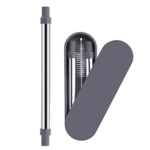 Load image into Gallery viewer, Collapsable Telescopic Reusable Drinkable Straw
