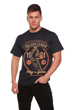 Load image into Gallery viewer, College League Men's Bamboo Viscose/Organic Cotton Short Sleeve Graphic T-Shirt
