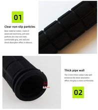 Load image into Gallery viewer, Colorful Cycling Handlebar Cover Bicycle Scooter Handle Bar Rubber Soft Durable Non-Slip End Grip Mountain Road Bicycle Handlebar Grips Specialized Replacement Bike Grips For Beach Scooter Mountain Bicycle
