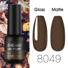 Load image into Gallery viewer, Colorful Glossy Gel Nail Polish 8ml Modern Permanent UV LED Nails Gel Luxury Fashion For Women and Girls Shine Design
