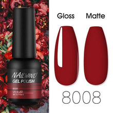 Load image into Gallery viewer, Colorful Glossy Gel Nail Polish 8ml Modern Permanent UV LED Nails Gel Luxury Fashion For Women and Girls Shine Design
