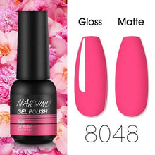 Load image into Gallery viewer, Colorful Glossy Gel Nail Polish 8ml Modern Permanent UV LED Nails Gel Luxury Fashion For Women and Girls Shine Design
