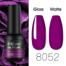 Load image into Gallery viewer, Colorful Glossy Gel Nail Polish 8ml Modern Permanent UV LED Nails Gel Luxury Fashion For Women and Girls Shine Design

