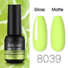 Load image into Gallery viewer, Colorful Glossy Gel Nail Polish 8ml Modern Permanent UV LED Nails Gel Luxury Fashion For Women and Girls Shine Design
