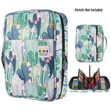 Load image into Gallery viewer, Colorful Large Capacity Pencil Bag Organizer Portable Multilayer Holder  Big Pencil Bag
