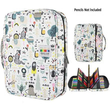 Load image into Gallery viewer, Colorful Large Capacity Pencil Bag Organizer Portable Multilayer Holder  Big Pencil Bag
