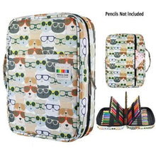 Load image into Gallery viewer, Colorful Large Capacity Pencil Bag Organizer Portable Multilayer Holder  Big Pencil Bag
