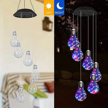 Load image into Gallery viewer, Colorful Lights Solar Wind Chimes for Outside
