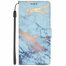 Load image into Gallery viewer, Colorful Marble Flip Leather Case For iPhone 11 12 13 Pro Max Cover iPhone12 Mini iphone12 iphone13 13pro Wallet Stand Marble Phone Covers Marble Flip Leather Phone Case Magnetic Kickstand Protective Cover

