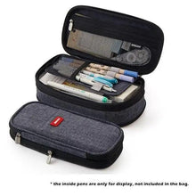 Load image into Gallery viewer, Colorful Pencil Organizer Pouch Pen Holder School Supplies Portable Travel Simple Storage Box Easy Grip Handle
