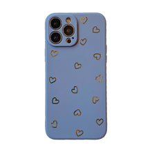 Load image into Gallery viewer, Colorful Silicone Case Soft Protection Cute Pattern Cute Little Heart Phone Case For iPhone 14 Pro Max 13 12 11 X XR XS Max 7 8 Plus Silicone Camera Back Case Cover
