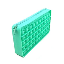 Load image into Gallery viewer, Colorful Stress Relief Squeeze Anti Stress Pop It Soft Pencil Case For Students Rainbow Color School Case
