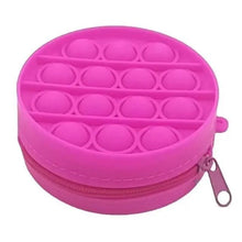 Load image into Gallery viewer, Colorful Stress Relief Squeeze Anti Stress Pop It Soft Pencil Case For Students Rainbow Color School Case

