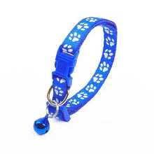 Load image into Gallery viewer, Colorful Super Soft Nylon Pet Adjustable Collars Cute Print Collar Stylish Footprint Pets Necklace Collars For Dogs

