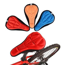 Load image into Gallery viewer, Comfort 3D Saddle Cushion Bicycle Seat Cover
