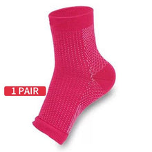Load image into Gallery viewer, Comfort Foot Anti Fatigue Women Compression Socks Sleeve Elastic Men's Socks Women Relieve Swell Ankle Socks Ankle Compression Socks for Plantar Fasciitis Compression Socks For Men And Women
