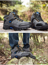 Load image into Gallery viewer, Comfortable Outdoor Waterproof Hiking Boots Men's Spring And Autumn Hiking Wear-Resistant Mountain Sports Boots Hunting Shoes High Waterproof Hiking Boots Outdoor Lightweight Mens Shoes
