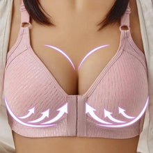 Load image into Gallery viewer, Comfortable Seamless Bra For Women Fashion Push Up Bras Wire Free Lingerie Full Cup Bralette Cotton Underwear Brassiere Front Closure
