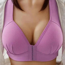Load image into Gallery viewer, Comfortable Seamless Bra For Women Fashion Push Up Bras Wire Free Lingerie Full Cup Bralette Cotton Underwear Brassiere Front Closure
