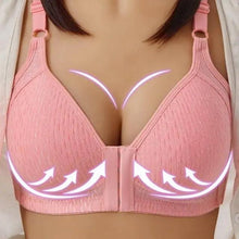 Load image into Gallery viewer, Comfortable Seamless Bra For Women Fashion Push Up Bras Wire Free Lingerie Full Cup Bralette Cotton Underwear Brassiere Front Closure
