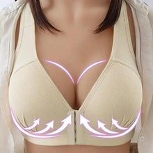 Load image into Gallery viewer, Comfortable Seamless Bra For Women Fashion Push Up Bras Wire Free Lingerie Full Cup Bralette Cotton Underwear Brassiere Front Closure

