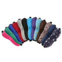 Load image into Gallery viewer, Comfortable Sleep Mask Natural Sleeping Adjustable Eye Mask Lightweight Cover Eye Patch Unisex Blindfold Travel Mask
