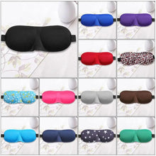 Load image into Gallery viewer, Comfortable Sleep Mask Natural Sleeping Adjustable Eye Mask Lightweight Cover Eye Patch Unisex Blindfold Travel Mask
