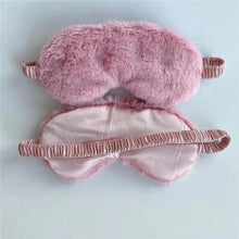 Load image into Gallery viewer, Comfortable Soft Plush Sleep Eye Mask Sleeping Masks Night Eyeshade Women Traveling Eye Patch Cute Design Cozy Fluffy Eye Mask
