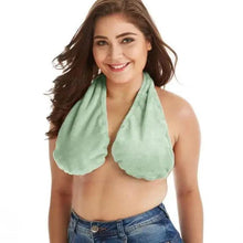 Load image into Gallery viewer, Comfortable Women Towel Bra Chest Hanging Neck Wrapped Big Bra Breastfeeding Lightweight Ladies Towel Bra
