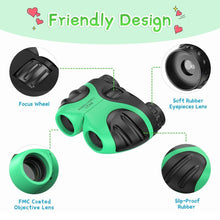 Load image into Gallery viewer, Compact High Resolution Shockproof Binoculars for Kids

