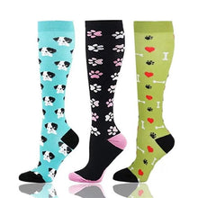 Load image into Gallery viewer, Compression Socks Athletic Best Graduated Breathable Nursing Socks Fit Running Outdoor Sports Socks Hiking Socks For Athlete Men And Women
