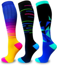 Load image into Gallery viewer, Compression Socks Athletic Best Graduated Breathable Nursing Socks Fit Running Outdoor Sports Socks Hiking Socks For Athlete Men And Women
