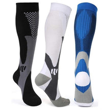 Load image into Gallery viewer, Compression Socks Athletic Best Graduated Breathable Nursing Socks Fit Running Outdoor Sports Socks Hiking Socks For Athlete Men And Women
