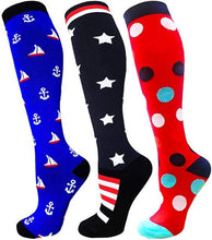 Load image into Gallery viewer, Compression Socks Athletic Best Graduated Breathable Nursing Socks Fit Running Outdoor Sports Socks Hiking Socks For Athlete Men And Women
