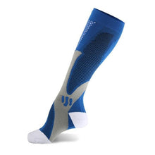 Load image into Gallery viewer, Compression Socks Nylon Medical Nursing Stockings Specializes Outdoor Cycling Sport Socks Men,20-30mmhg Run Nurse Socks for Edema Diabetic Varicose Veins Fast-drying Breathable Adult Sports Socks
