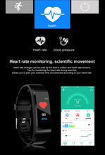 Load image into Gallery viewer, Connected Child Smart Sport Watch For Girls Boys Students Wrist Clock Electronic LED Digital Child Wrist Watch Fitness Tracker With Heart Rate Monitor Waterproof Activity Tracker With Sport Modes Sleep Monitor Fitness Watch With Call SMS Reminder
