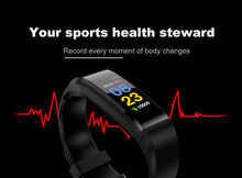 Load image into Gallery viewer, Connected Child Smart Sport Watch For Girls Boys Students Wrist Clock Electronic LED Digital Child Wrist Watch Fitness Tracker With Heart Rate Monitor Waterproof Activity Tracker With Sport Modes Sleep Monitor Fitness Watch With Call SMS Reminder
