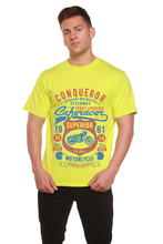 Load image into Gallery viewer, Conqueror Speedway Men's Bamboo Viscose/Organic Cotton Short Sleeve Graphic T-Shirt

