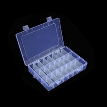 Load image into Gallery viewer, Container Plastic Box Practical Adjustable Compartment Jewelry Earring Bead Screw Holder Case Display Case storage Box Plastic Jewelry Box for Earrings Rings Necklaces Storage Box
