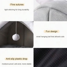 Load image into Gallery viewer, Contemporary Polyester Fiber Cat Bed
