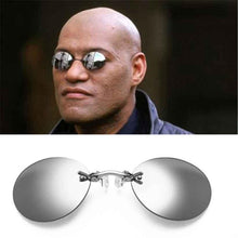 Load image into Gallery viewer, Convenient And Lightweight Sun Protection Sunglasses New Clip On Nose Glasses New Round Rimless Matrix Shape Sunglasses For Men &amp; Women  Mini Frameless Vintage Sunglasses For men
