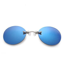 Load image into Gallery viewer, Convenient And Lightweight Sun Protection Sunglasses New Clip On Nose Glasses New Round Rimless Matrix Shape Sunglasses For Men &amp; Women  Mini Frameless Vintage Sunglasses For men
