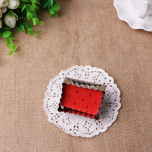 Load image into Gallery viewer, Cookie Molds Stainless Steel Cookie Cutter Baking Cake Biscuit Tools Cookie Cutter Stainless Steel Rectangular Biscuit Mold Stainless Steel Metal Molds Cutters For Kitchen Baking Christmas Small Cookie Cutters
